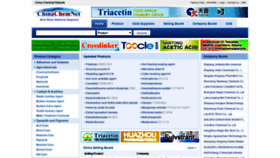 What Chinachemnet.com website looked like in 2020 (3 years ago)