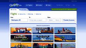 What Cheapair.com website looked like in 2020 (3 years ago)