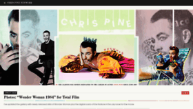What Chris-pine.org website looked like in 2020 (3 years ago)