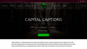 What Capitalcaptions.com website looked like in 2020 (3 years ago)