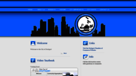 What Cityofstuttgartar.com website looked like in 2020 (3 years ago)
