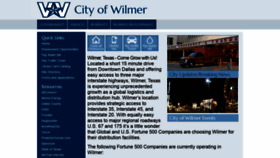 What Cityofwilmer.net website looked like in 2020 (3 years ago)