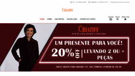 What Criatiff.com.br website looked like in 2020 (3 years ago)