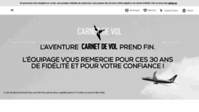 What Carnetdevol.com website looked like in 2020 (3 years ago)