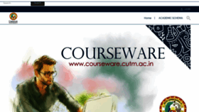 What Courseware.cutm.ac.in website looked like in 2020 (3 years ago)