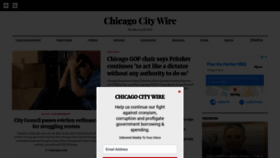 What Chicagocitywire.com website looked like in 2020 (3 years ago)