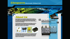 What Chequers-electronic.com website looked like in 2020 (3 years ago)