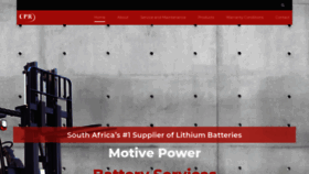 What Cprbatteries.co.za website looked like in 2020 (3 years ago)