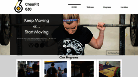 What Crossfit-630.com website looked like in 2020 (3 years ago)