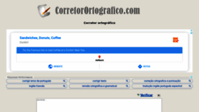 What Corretorortografico.com website looked like in 2020 (3 years ago)