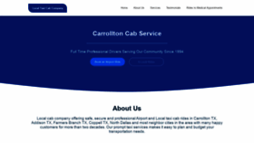 What Carrolltoncabservice.com website looked like in 2020 (3 years ago)