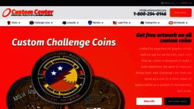 What Customcenter.com website looked like in 2020 (5 years ago)