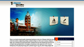 What Chennaieducation.net website looked like in 2020 (3 years ago)