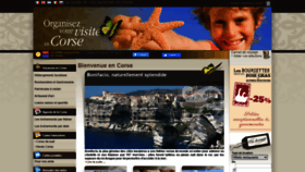 What Corse.visite.org website looked like in 2020 (3 years ago)