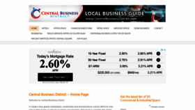 What Centralbusinessdistrict.com website looked like in 2020 (3 years ago)