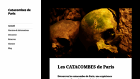 What Catacombes-paris.com website looked like in 2020 (3 years ago)