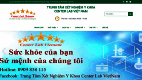 What Centerlabvietnam.vn website looked like in 2020 (3 years ago)
