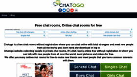 What Chatogo.com website looked like in 2020 (3 years ago)