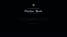 What Champagne-christian-naude.com website looked like in 2020 (3 years ago)