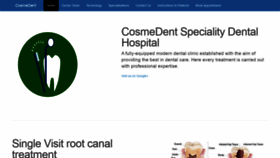 What Cosmedent.co.in website looked like in 2020 (5 years ago)