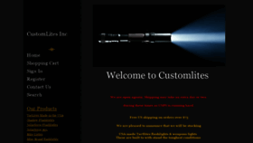 What Customlites.com website looked like in 2020 (3 years ago)