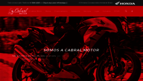 What Cabralmotor.com.br website looked like in 2020 (3 years ago)