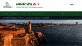 What Cubacienciasdelatierra.com website looked like in 2020 (3 years ago)