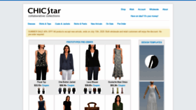 What Chicstar.com website looked like in 2020 (3 years ago)