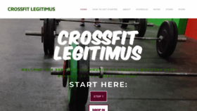 What Crossfitlegitimus.com website looked like in 2020 (3 years ago)