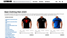What Clothing-men.org website looked like in 2020 (3 years ago)