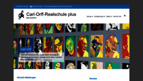 What Carl-orff-realschule.de website looked like in 2020 (3 years ago)