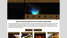What Chicagosbestrestaurant.com website looked like in 2020 (3 years ago)