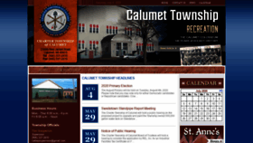 What Calumettownship.org website looked like in 2020 (3 years ago)