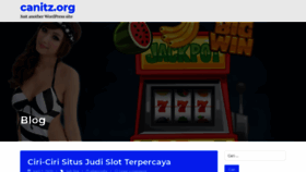 What Canitz.org website looked like in 2020 (5 years ago)