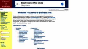 What Careers-in-business.com website looked like in 2020 (3 years ago)