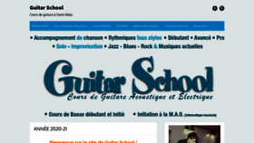 What Cours-guitare-stmalo.com website looked like in 2020 (3 years ago)