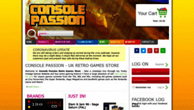 What Consolepassion.co.uk website looked like in 2020 (3 years ago)