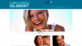 What Clinicagilabert.com website looked like in 2020 (3 years ago)