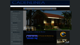 What Cadenlinea.com website looked like in 2020 (3 years ago)