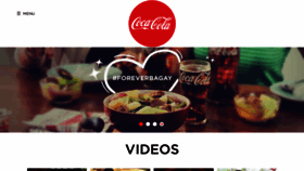 What Coca-cola.com.ph website looked like in 2020 (3 years ago)