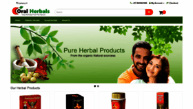 What Coralherbals.com website looked like in 2020 (3 years ago)