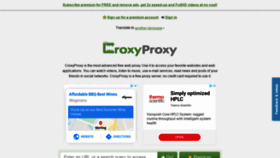 What Croxy.network website looked like in 2020 (3 years ago)