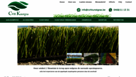 What Cvhkunstgras.be website looked like in 2020 (3 years ago)