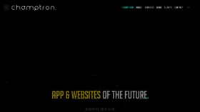 What Champtron.com website looked like in 2020 (3 years ago)