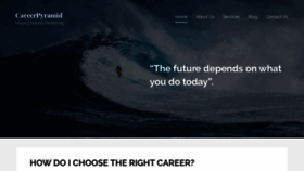 What Careerpyramid.in website looked like in 2020 (3 years ago)