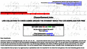 What Chessgameslinks.lars-balzer.info website looked like in 2020 (3 years ago)
