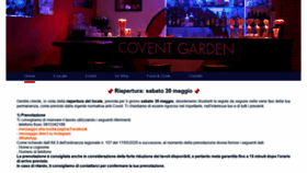 What Coventgardenpub.net website looked like in 2020 (3 years ago)