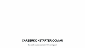 What Careerkickstarter.com.au website looked like in 2020 (3 years ago)