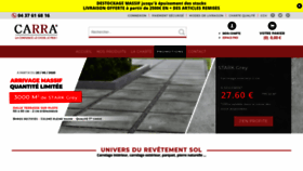 What Carra-carrelage.fr website looked like in 2020 (3 years ago)