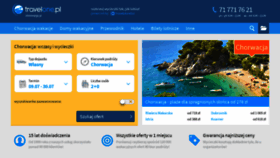 What Chorwacja.pl website looked like in 2020 (3 years ago)